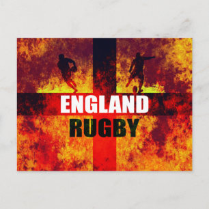 Carte Postale England rugby