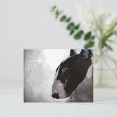 Carte postale English Bull Terrier Art (Debout devant)