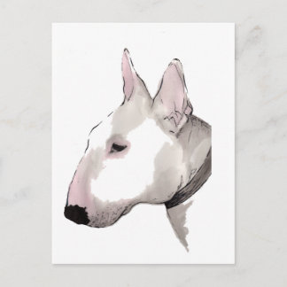 Carte Postale english bull terrier postcard