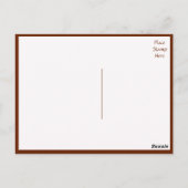 Carte Postale English Bulldog Puppy Dog Postcard (Dos)