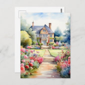 Carte Postale English Garden Landscape (Devant / Derrière)