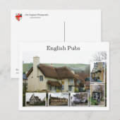 Carte Postale English Pub Scenes - Customized - Customized (Devant / Derrière)