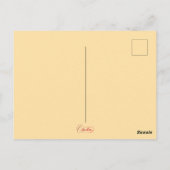 Carte Postale English Rose (Dos)