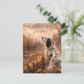 Carte Postale English Setter (Debout devant)