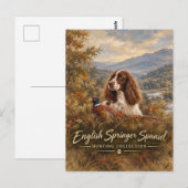 Carte Postale English Springer Spaniel (Devant / Derrière)