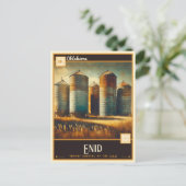 Carte Postale Enid, Oklahoma | Vintage (Debout devant)