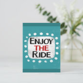 Carte postale Enjoy The Ride (Debout devant)