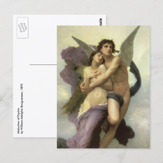Carte Postale Enlèvement (aussi connu sous le nom de Ravissement (Devant / Derrière)