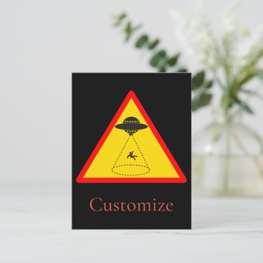 Carte Postale Enlèvement d'Alien UFO Thunder_Cove (Debout devant)