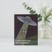 Carte Postale Enlèvement d'Aliens (Debout devant)