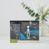 Carte Postale Enlèvement d'Aliens (Debout devant)