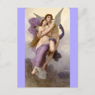 Carte Postale Enlèvement de Psyche - bouguereau