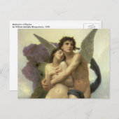 Carte Postale Enlèvement de Psyché par Bouguereau (Devant / Derrière)