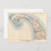 Carte Postale Enquête sur le Massachusetts du cap Cod de Provinc (Devant / Derrière)