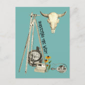 CARTE POSTALE ENQUÊTE SUR LES TERRES DE L'OUEST SURVEILLANT ANCI (Devant)