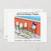 Carte Postale Enquêtes de la police impudente et drôle de cadeau (Devant / Derrière)