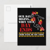 Carte Postale Enquêteur judiciaire - Criminalité (Devant / Derrière)