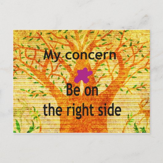 Carte Postale Enraciné dans la droiture Baobab perspective Vinta (Devant)