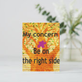 Carte Postale Enraciné dans la droiture Baobab perspective Vinta (Debout devant)