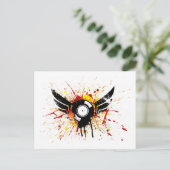 Carte Postale Enregistrement de vol (Debout devant)