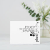 Carte Postale Enregistrement des dimensions de la vie (Debout devant)