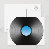 Carte Postale Enregistrement LP (Devant / Derrière)