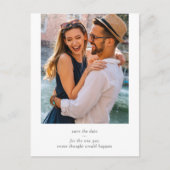 Carte Postale Enregistrer enfin la date (Devant)