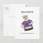 Carte Postale Enregistrer Fred (Devant / Derrière)