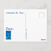 Carte Postale Enregistrer La Date (Dos)