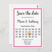 Carte postale — Enregistrer la date (Devant / Derrière)