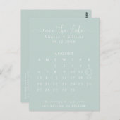 Carte postale | Enregistrer La Date | Calendrier (Devant / Derrière)