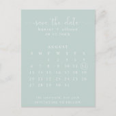 Carte postale | Enregistrer La Date | Calendrier (Devant)