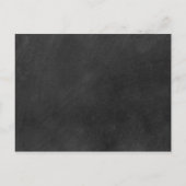 Carte Postale Enregistrer la date Calendrier Gold Heart Chalkboa (Dos)