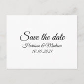 Carte Postale Enregistrer la date, customiser le Faire-part Mari (Devant)