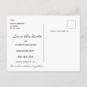 Carte Postale Enregistrer la date de remise de diplômes photo 20 (Dos)