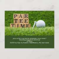 Enregistrer la date du golf avec balle de golf et