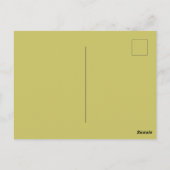 Carte Postale Enregistrer la date marguerite Super citron vert r (Dos)