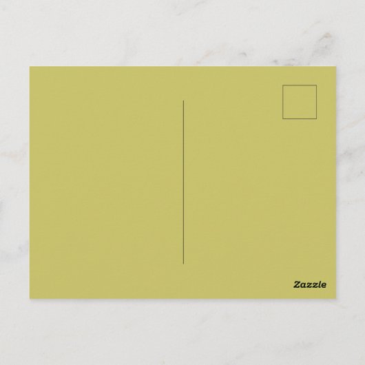 Carte Postale Enregistrer la date marguerite Super citron vert r (Dos)