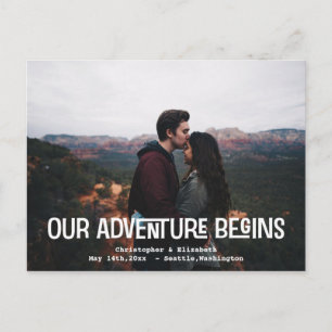 Carte Postale Enregistrer La Date Notre Fiançailles Mariage Aven