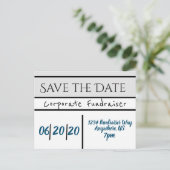 Carte Postale Enregistrer la date Société/Société (Debout devant)