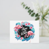 Carte Postale Enregistrer La Date Tropicale (Debout devant)