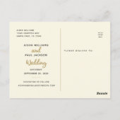 Carte Postale Enregistrer la photo de script manuscrite du Maria (Dos)