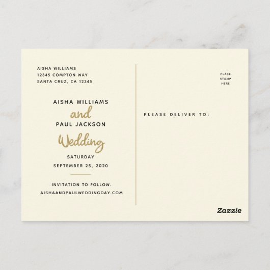 Carte Postale Enregistrer la photo de script manuscrite du Maria (Dos)