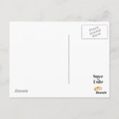 Carte Postale Enregistrer le plan Prop de date (Dos)