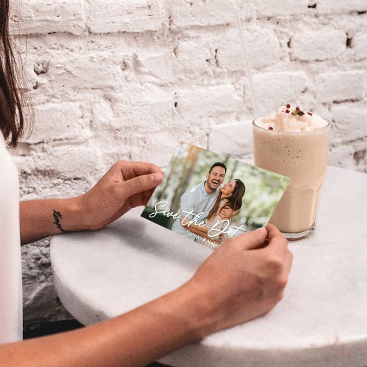 Carte Postale Enregistrer le script de calligraphie Modèle photo