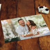 Carte Postale Enregistrer le script de calligraphie Modèle photo