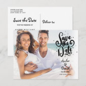 Carte Postale Enregistrer le script de date taches photo (Devant / Derrière)