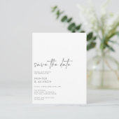 Carte Postale Enregistrer L'Invitation Date (Debout devant)