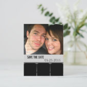 Carte postale "Enregistrez la date" avec photo de  (Debout devant)