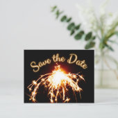 Carte Postale Enregistrez la date Einladungskarte ! (Debout devant)